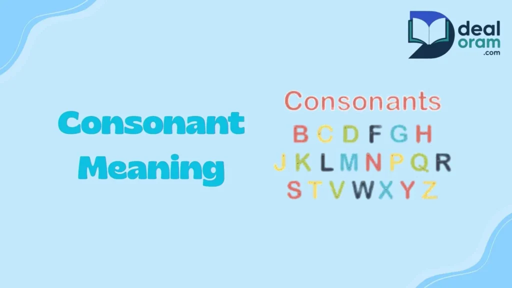 Consonant Meaning