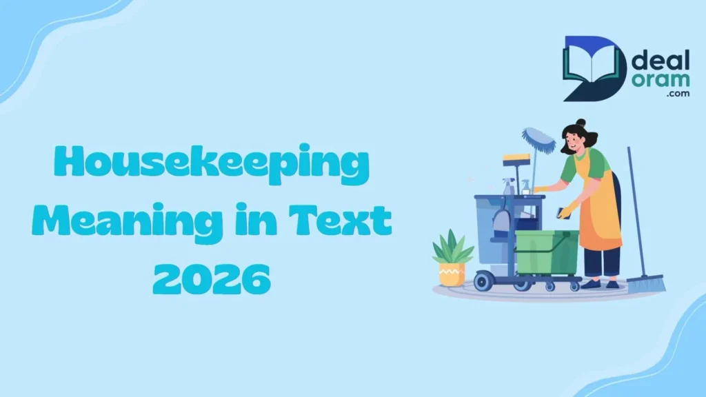 Housekeeping Meaning in Text